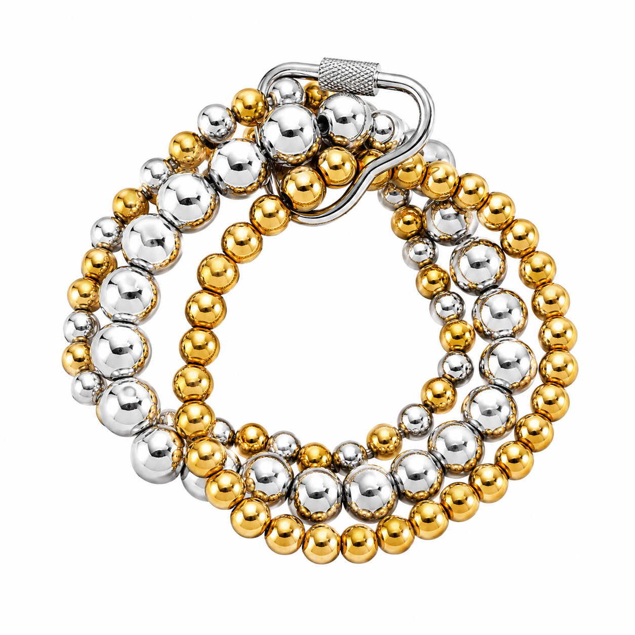 Triada de Pulseras Silver