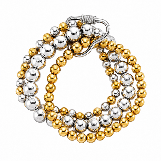 Triada de Pulseras Silver