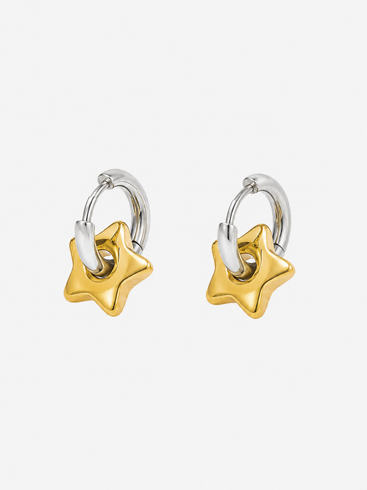 Aretes Punk Bicolor