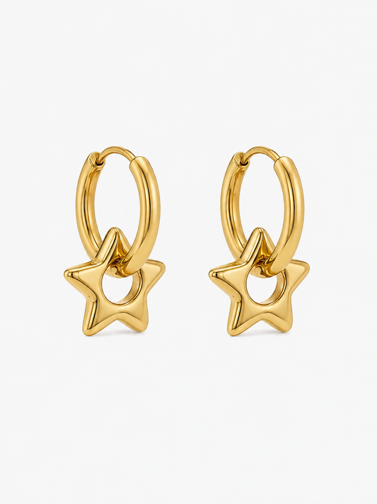 Aretes Punk Star